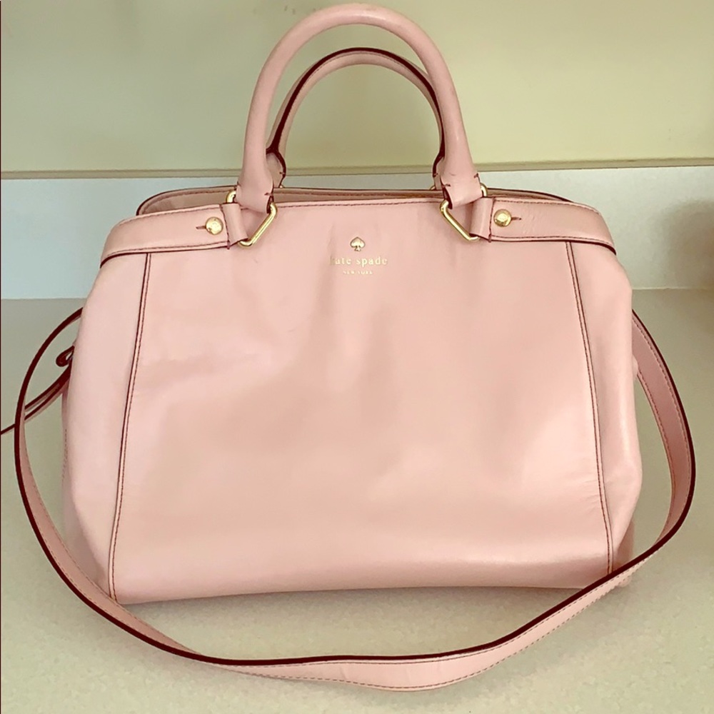Kate Spade Pink Leather Satchel
